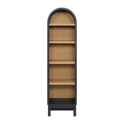 Better Homes & Gardens Juliet Narrow Arch Bookcase, Deep Green and Light Honey