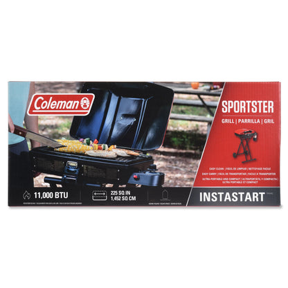 Coleman Portable Sportster 1-Burner Propane Grill with 11,000 BTUs, Red