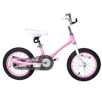 Mobo First Boy's 14" Kids Bike, Ages 3-5 Years Old, Red
