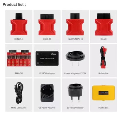 XTOOL X100 PRO2 Key Fob Programmer OBD2 Scanner with EEPROM Adapter Immobilizer Lifetime Free Update