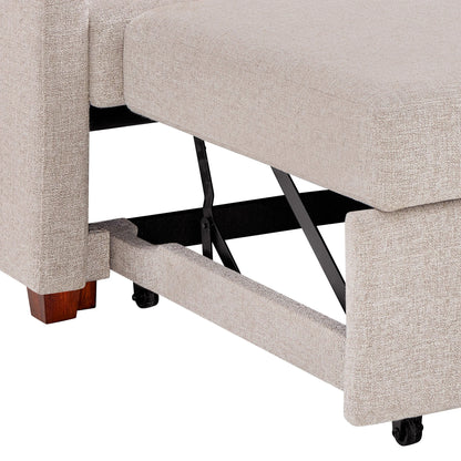 Better Homes & Gardens Nolan Pull Out Sleeper Accent Chair, Wheat