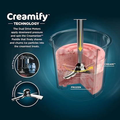 Ninja CREAMi 7-in-1 Ice Cream Maker, White (NC301)