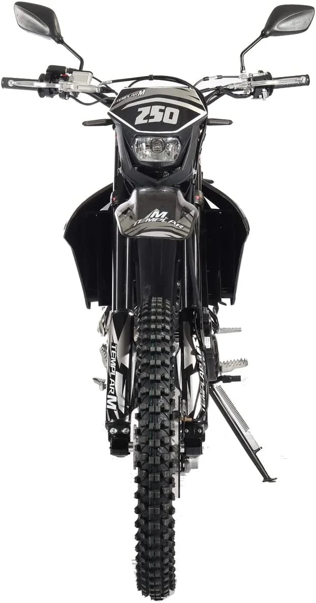 X-Pro Templar M 250cc Gas Dirt Bike with Zongshen Engine 5 Speed Pit Bikes Adult Pitbike, Big 21"/18" Wheels!