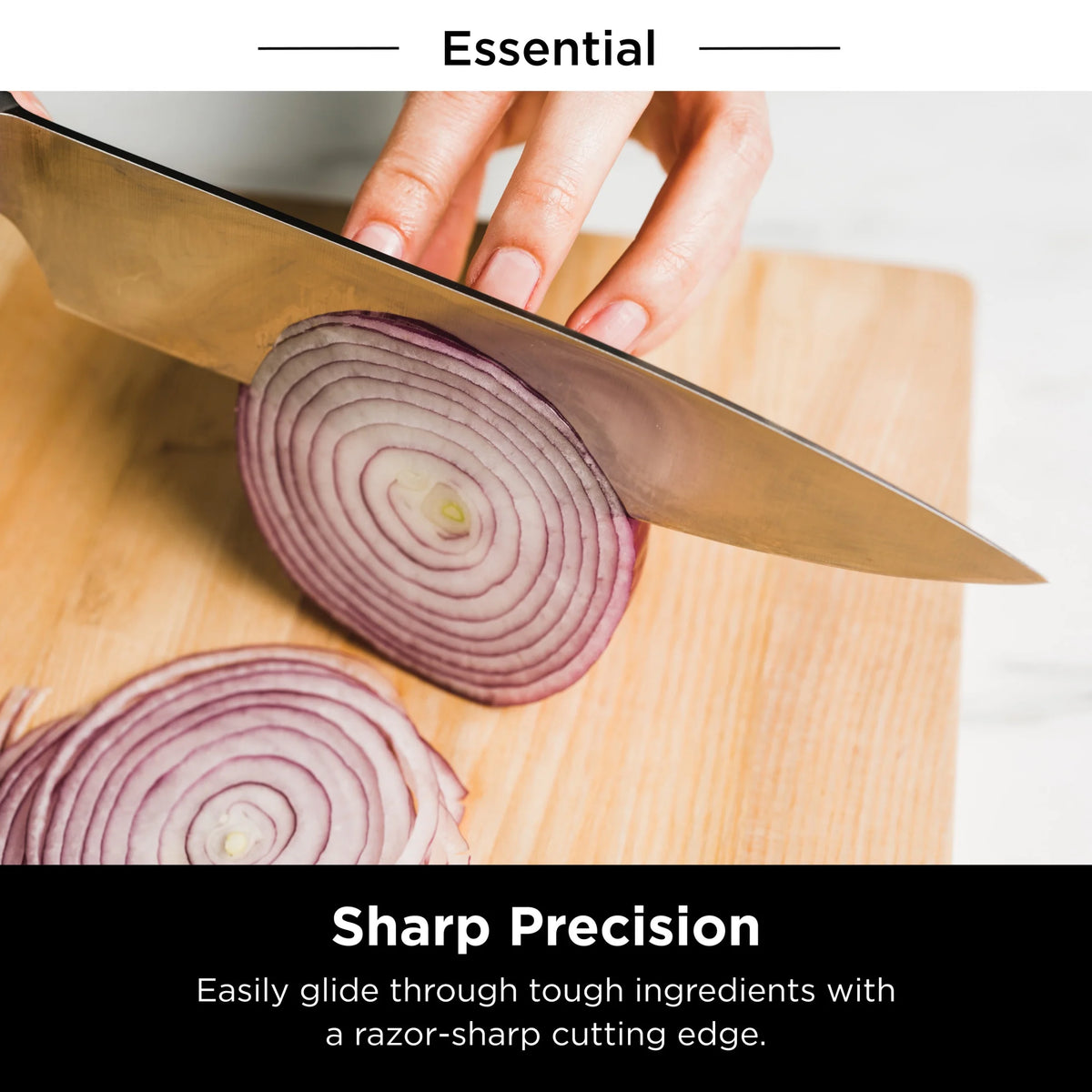 Ninja NeverDull 14-Piece Stainless Steel Essential Knife System with Built-in Sharpener, K12014 Black/Gray