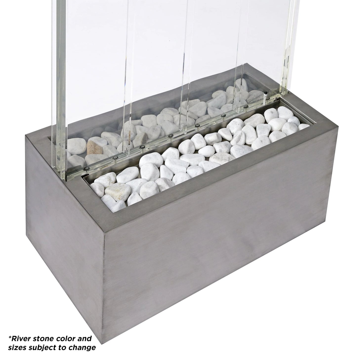 Alpine Corporation 72"H Indoor Acrylic Bubble Wall Corded Electric Fountain