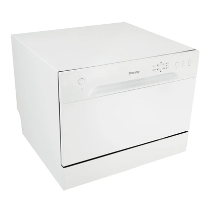 Danby 6 Place Setting Countertop Dishwasher in White (DDW621WDB)