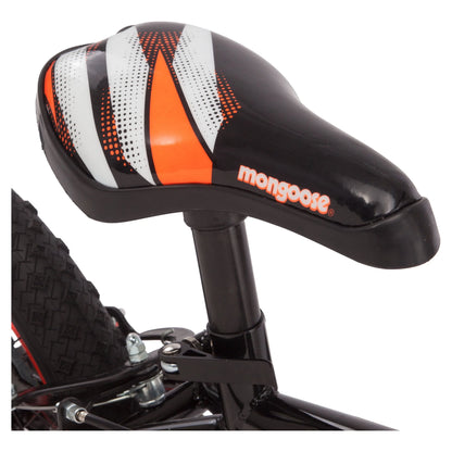 Mongoose 16" Mutant Kid's BMX Bike, Ages 3-5, Black & Orange