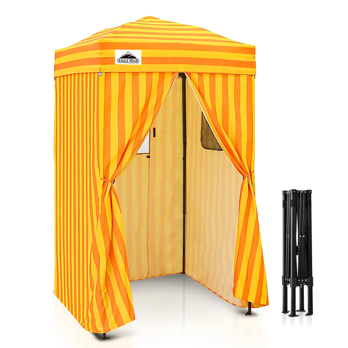 EAGLE PEAK Flex Ultra Compact 4 ft x 4 ft Pop-up Changing Room Canopy, Portable Privacy Cabana