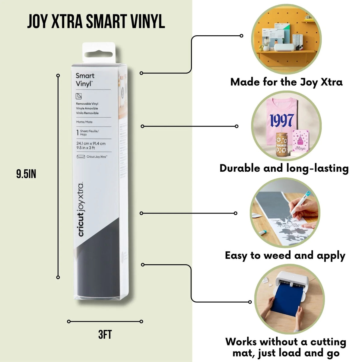 Cricut Joy Xtra Die-Cutting Machine Sticker Edition Bundle, White- New Walmart Exclusive