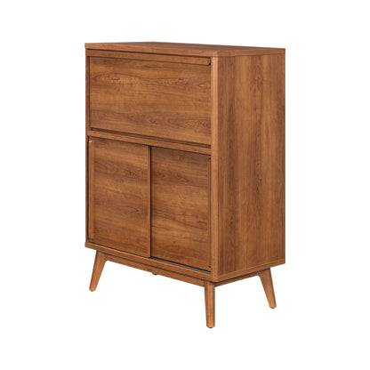 Better Homes & Gardens Greyson Bar Cabinet, Acorn Finish