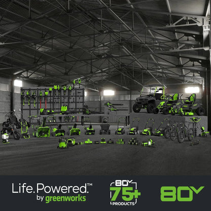Greenworks Pro 80V (170 MPH / 730 CFM) Brushless Cordless Axial Blower, Tool Only BL80L02