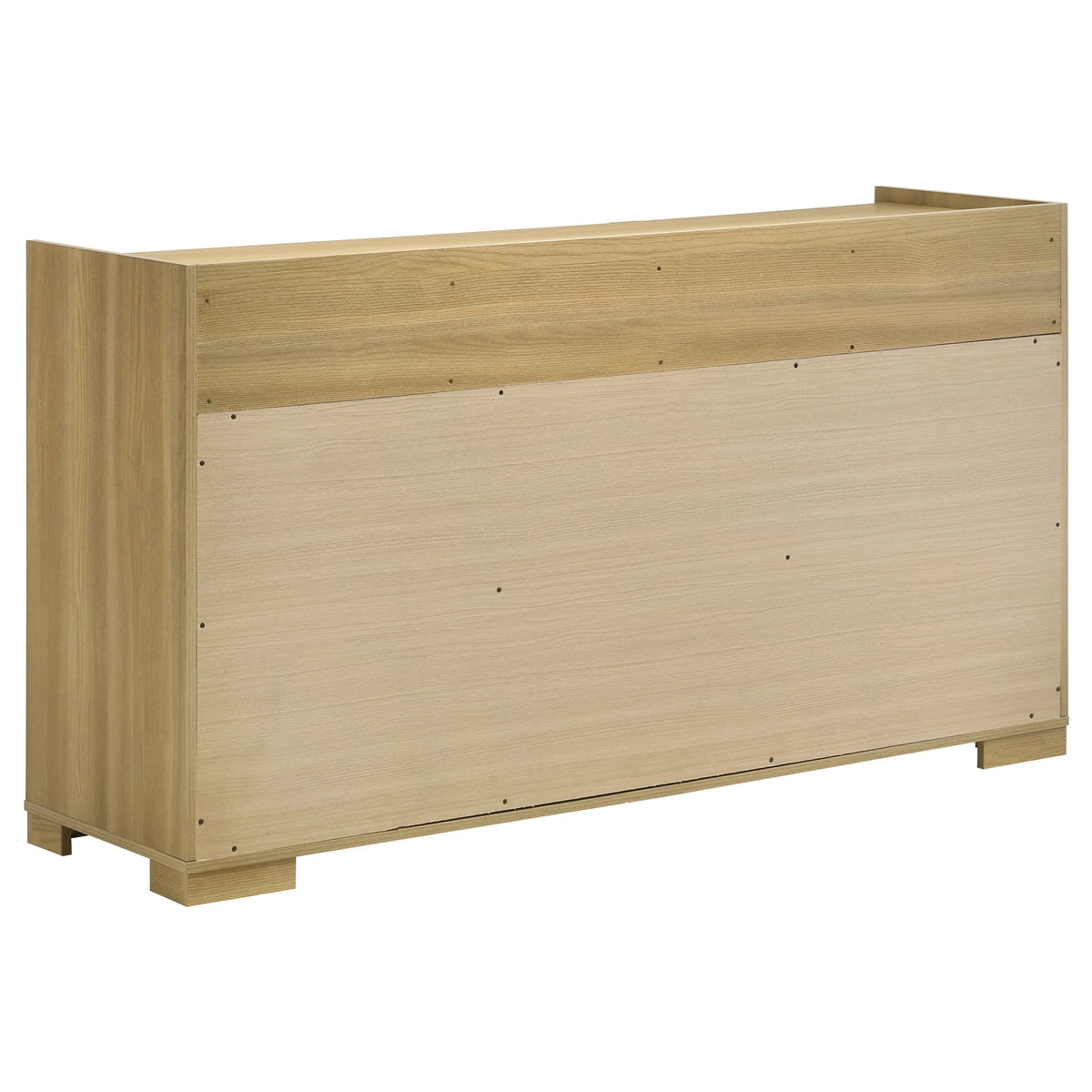Coaster Hyland 4-Piece Wood Eastern King Bedroom Set in Natural and White