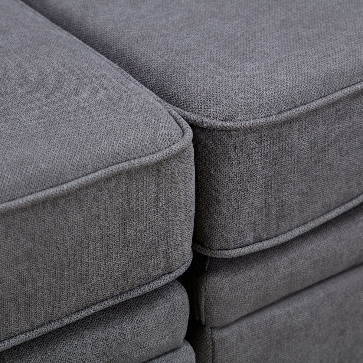 Oversized Modular Sectional Sofa with 2 Pillows, Convertible Sofa Bed with Storage Seat & Storage Ottoman, Upholstered U-Shaped Sectional Sofa with Reversible Chaise, 6 Seaters Sofa Sleeper Sofa