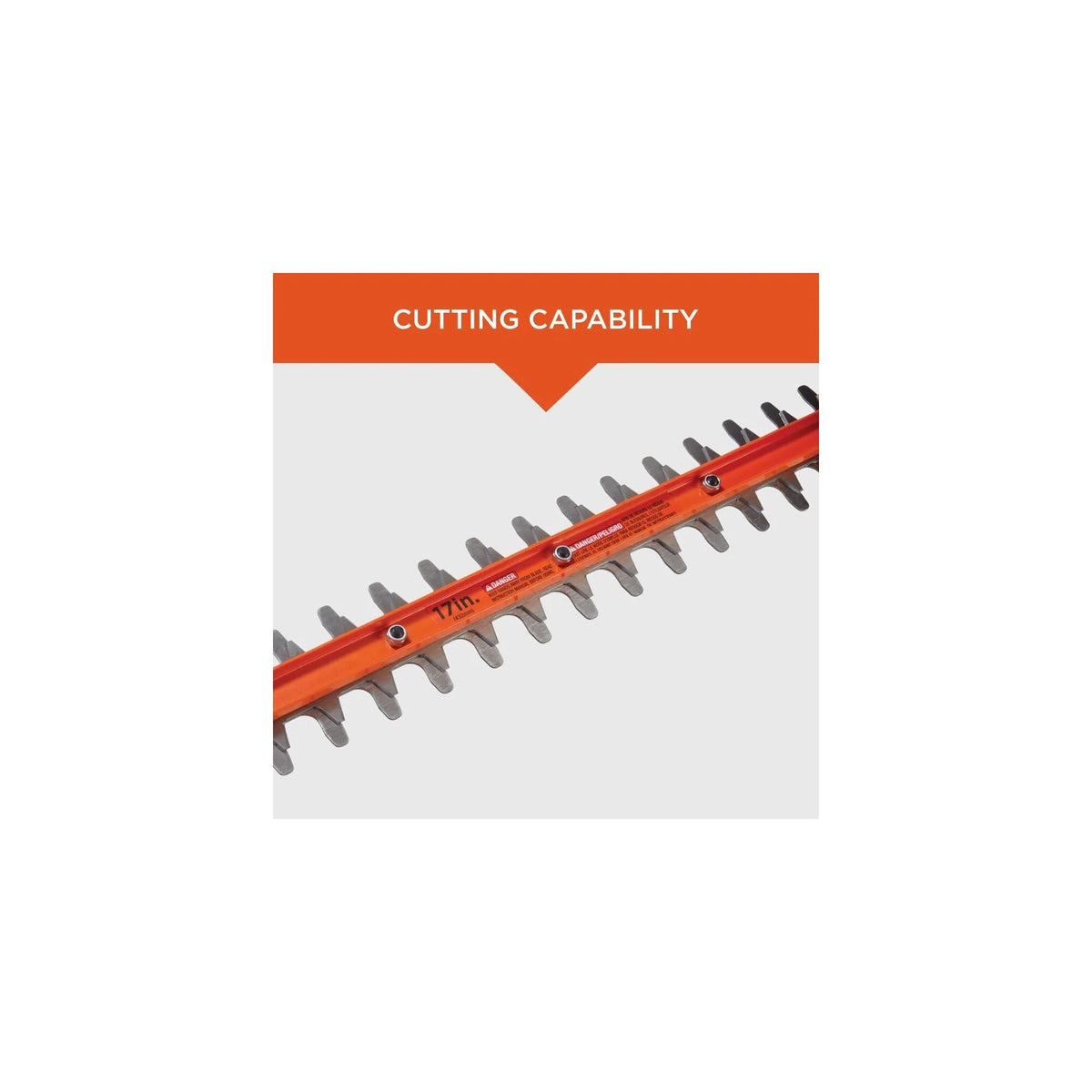 Black+Decker 3.2AMP 17-inch Electric Hedge Trimmer BEHT150