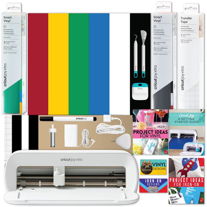 Cricut Joy Xtra Die-Cutting Machine Sticker Edition Bundle, White- New Walmart Exclusive
