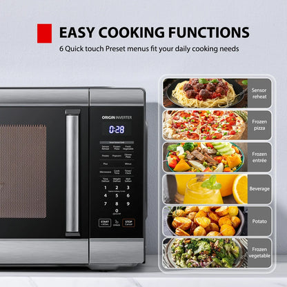 Toshiba 2.2 cu. ft. 24.4'' Microwave Oven in Stainless Steel