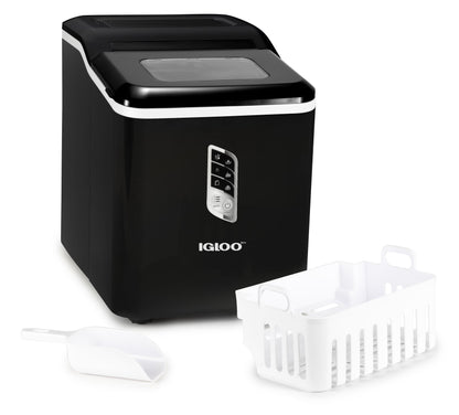 Igloo Automatic Ice Machine Self Cleaning Countertop Ice Maker for Water Bottle & Drinks, Aqua