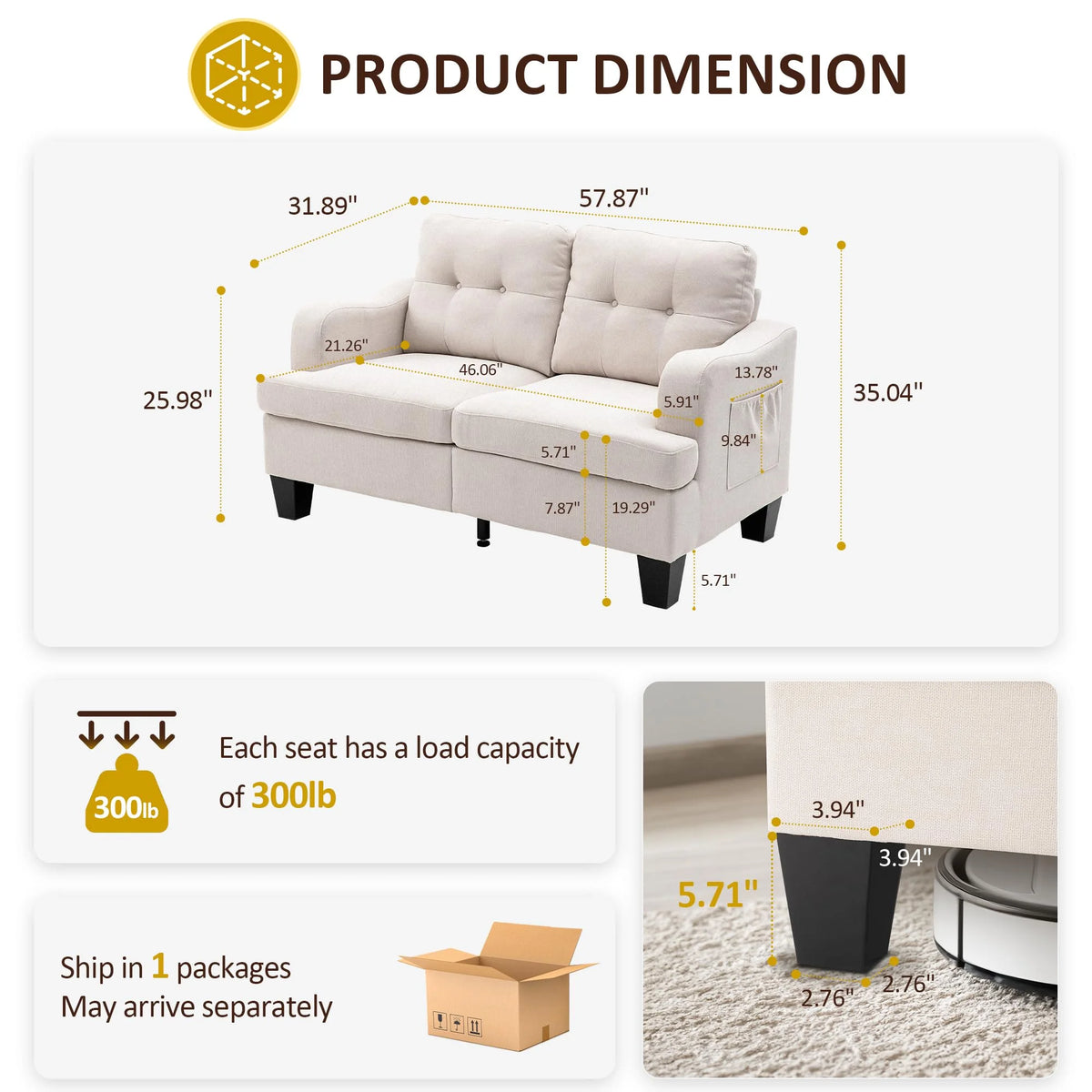 Royalcraft Swivel Nursery Glider Recliner, Comfy Upholstered Glider Chair with Lumbar Pillow and Footrest, Beige