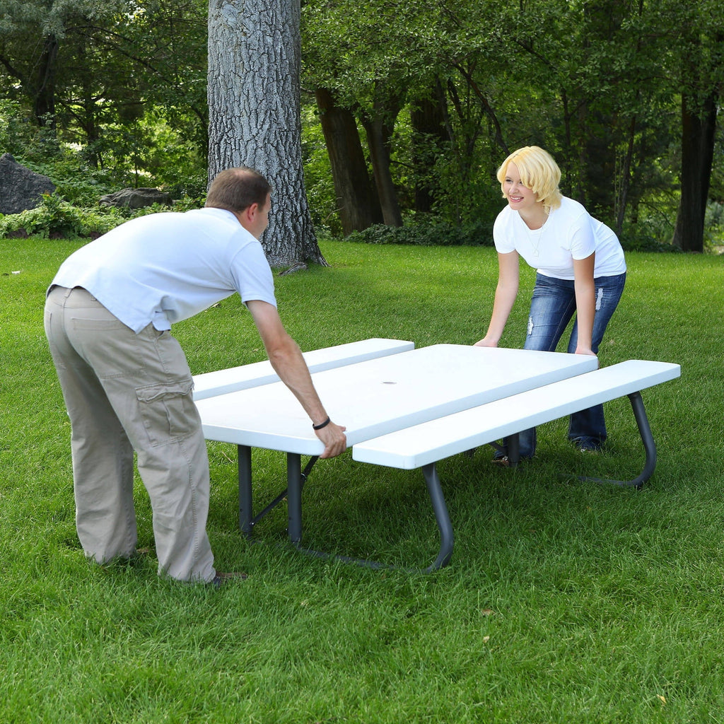 Lifetime 6 Foot Folding Picnic Table, 80215