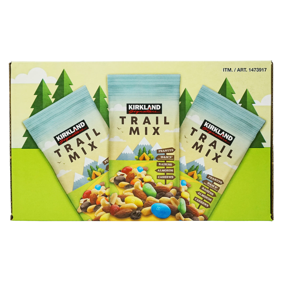 Kirkland Signature Trail Mix Snack Packs, 2 oz, 28-count