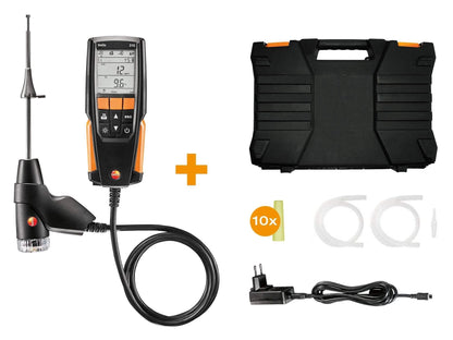 testo 310 I Residential Combustion Analyzer Kit I Flue Gas Detector Set for Heating Systems No App Connection Standard Set