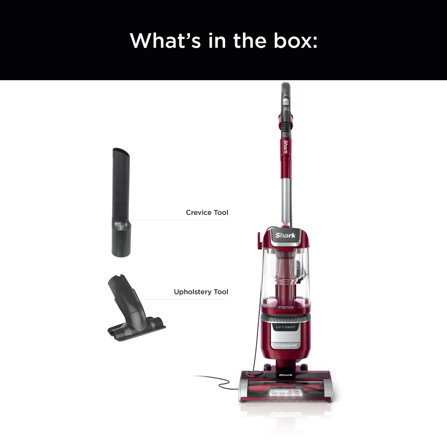 Shark Lift-Away Upright Vacuum Cleaner, PowerFins HairPro & Odor Neutralizer Technology, HEPA filter