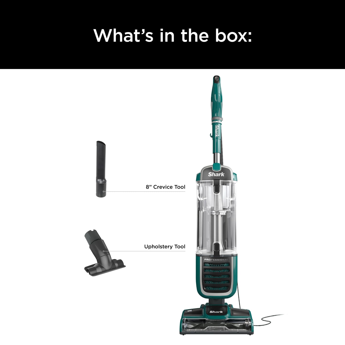 Shark Upright Vacuum, Navigator Swivel Pro Plus, Pet Friendly, Bagless, Powerful Suction, Hard Floor and Carpet, Large Dust Cup, Allergen Control, Swivel Steering, NV250, Green