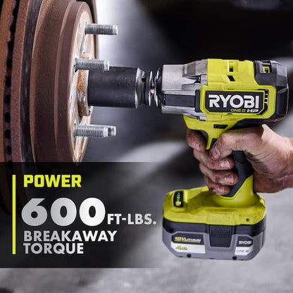 ONE+ HP 18V Brushless Cordless 2-Tool Combo Kit with Drill/Driver, Impact Wrench, Batteries, Charger, and Bag