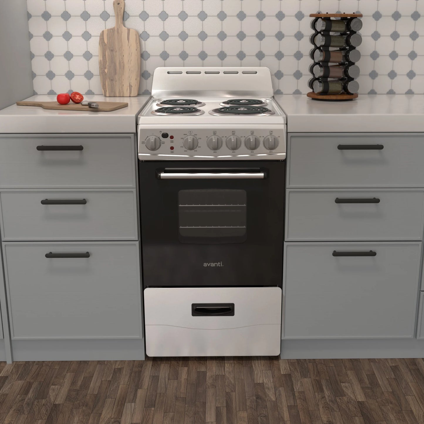 Avanti 20" Electric Range Oven with Framed Glass Door, in Stainless Steel (ERU200P3S)