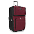Travel Select Amsterdam Expandable Rolling Upright Luggage, Burgundy, 29" Checked Large