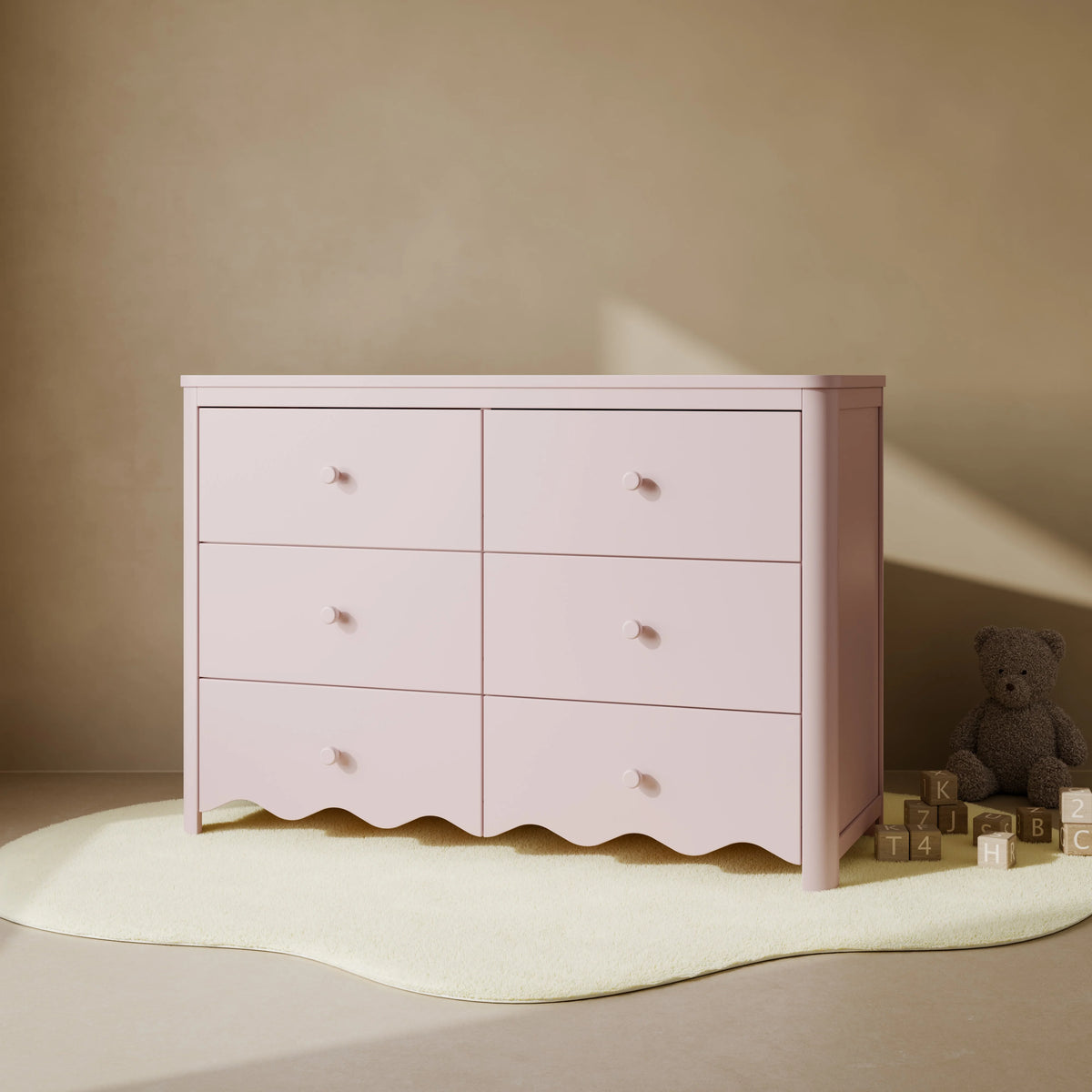 Storkcraft Casablanca 6 Drawer Nursery Dresser, Sage