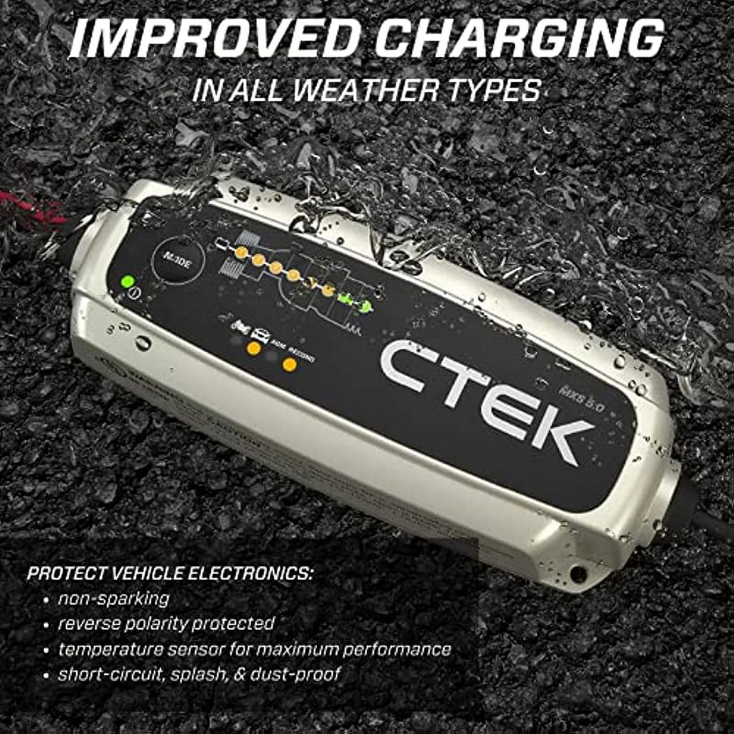 CTEK MXS 5.0 40-206 4.3 Amps 12V Fully Automatic Automotive Battery Charger