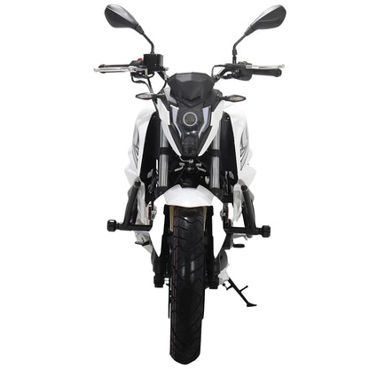 X-Pro Hurricane 250 Electronic Fuel Injection Gas Motorcycle with 6-Speed Manual Transmission, Electric Start! 17" Wheels! Assembled In Crate!