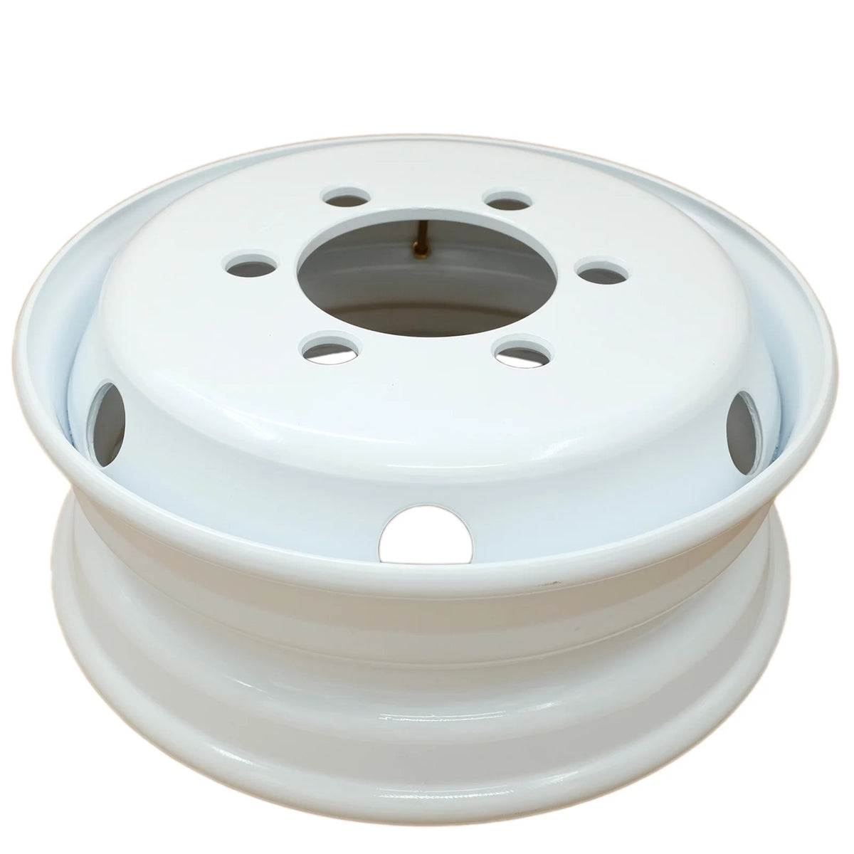 19.5" Set of 4 19.5x6 White Steel Wheels For ISUZU NPR NPR-HD NQR NRR 1995-2025 OEM Design Replacement Rim 8980939730