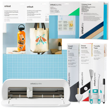 Cricut Joy Xtra Die-Cutting Machine Sticker Edition Bundle, White- New Walmart Exclusive