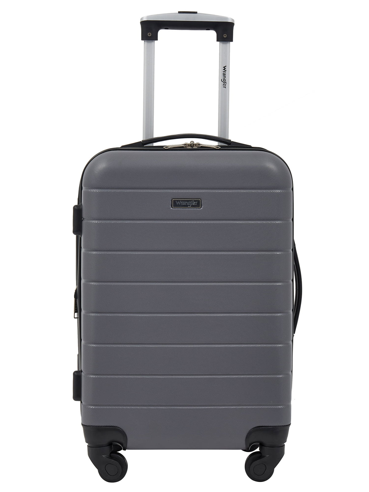 Wrangler 3 Piece Luggage Set with Cup Holder and USB Port, Olive Green