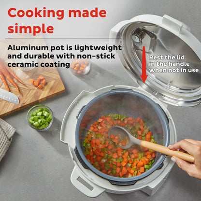 Instant Pot 6Qt RIO Chef Series 7-in-1 Multi-Cooker, Pressure Cooker, Slow Cook, & More, Black