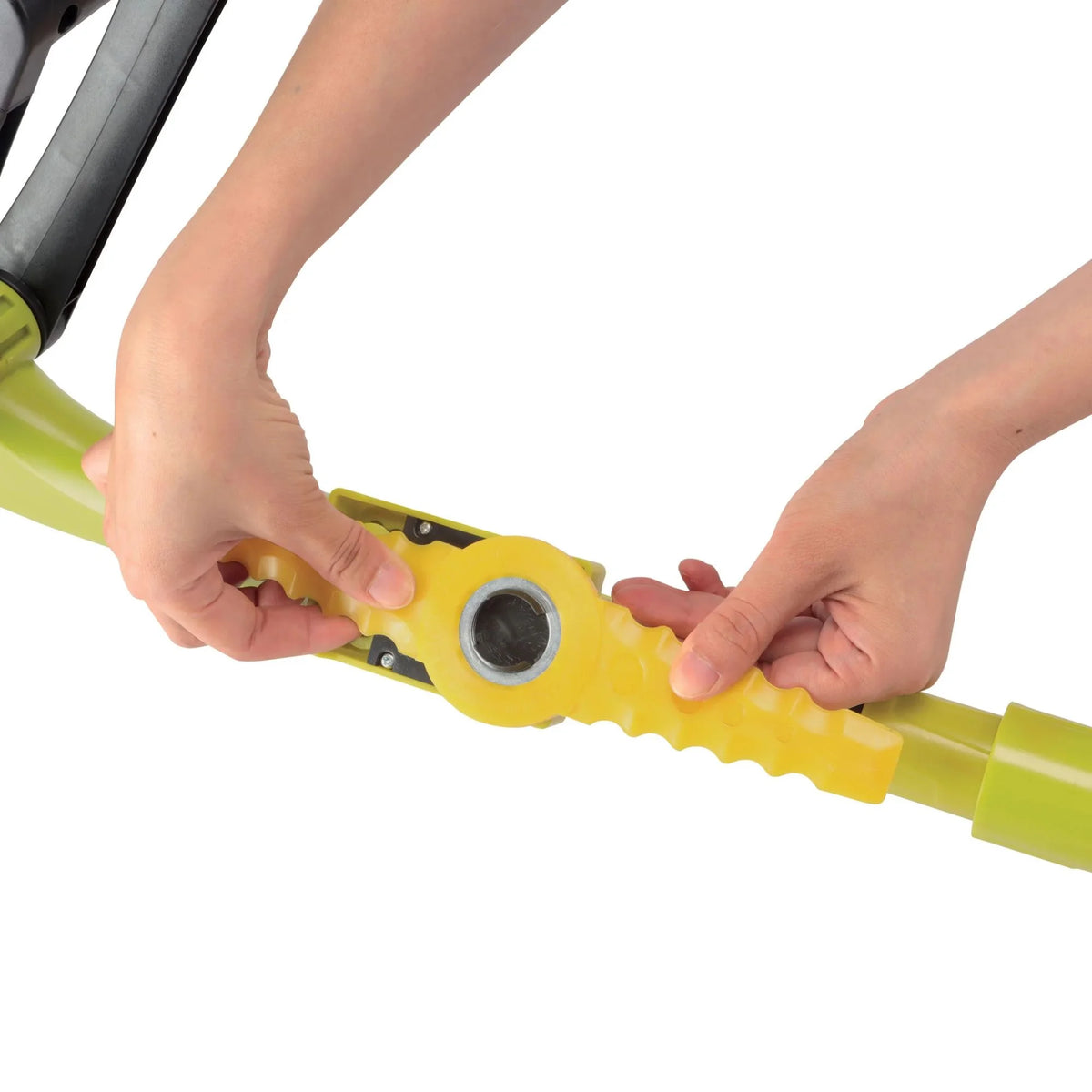 Sun Joe 10�� Stringless Lawn Trimmer, Battery Charger, SharperBlade, Green, 24V-SB10-LTE