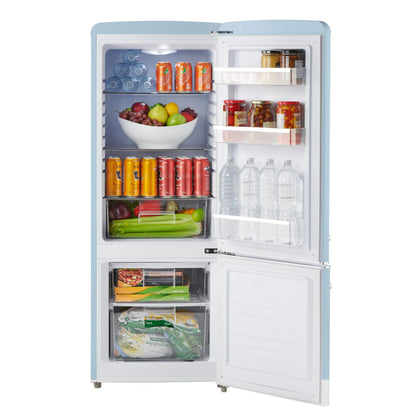 iio 7 cu. ft. Retro refrigerator with bottom freezer