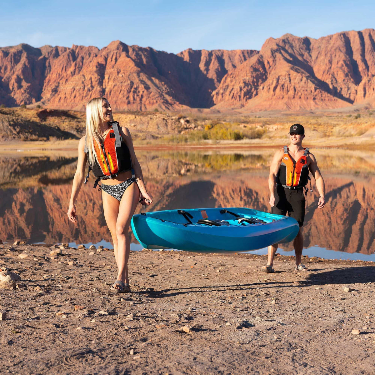 Lifetime Envoy 10.5 Ft. Sit-on-Top Tandem Kayak, Sky Fusion (91192)