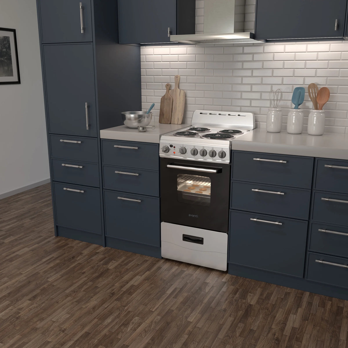 Avanti 20" Electric Range Oven with Framed Glass Door, in Stainless Steel (ERU200P3S)