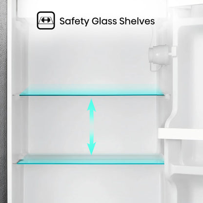 Hisense 4.4 Cu ft Single Door Mini Refrigerator, 1 Year Warranty, Energy Star, WMS044M6XVE New