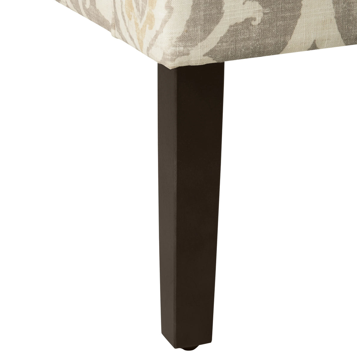 HomePop Classic Swoop Accent Chair - Blue and White Damask