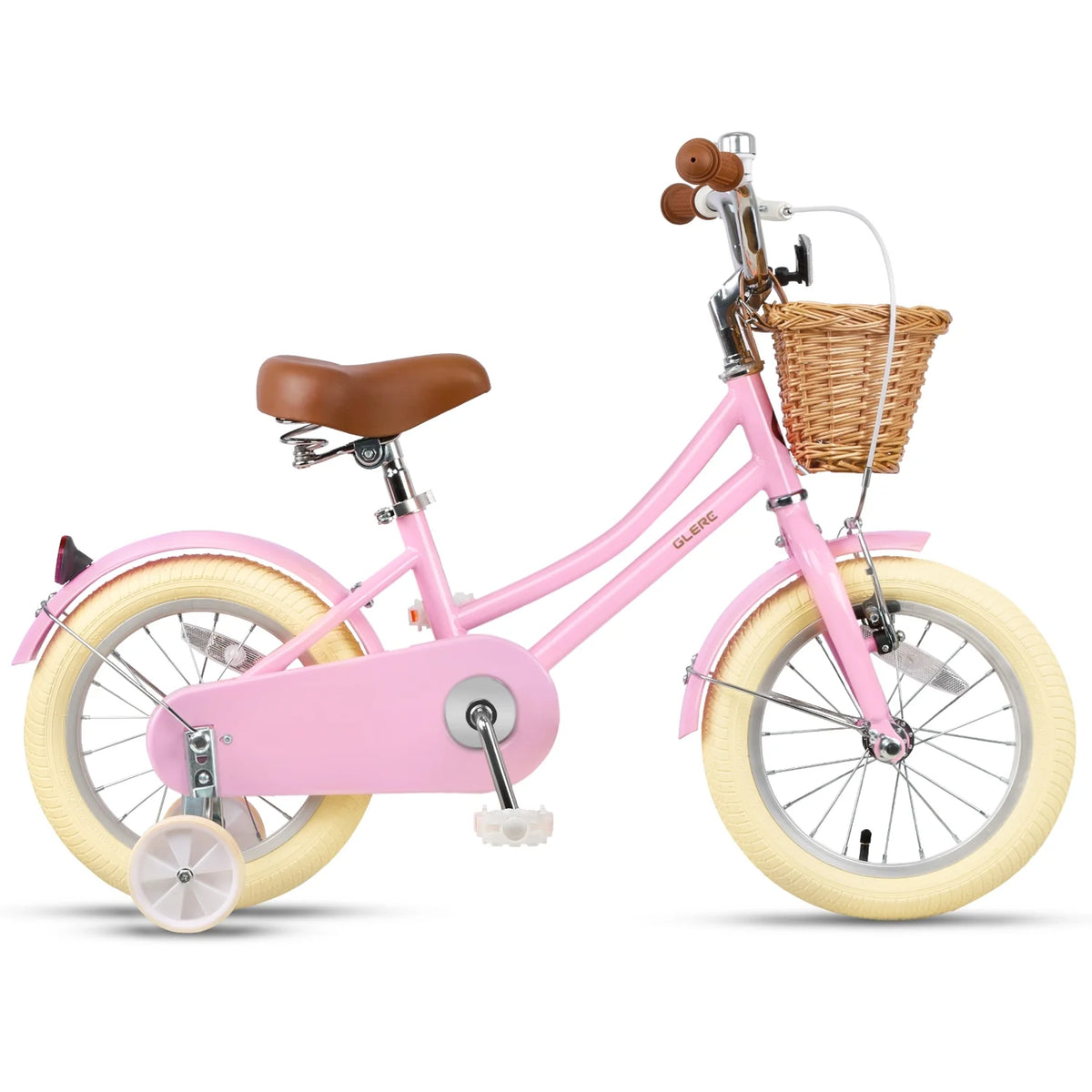 Glerc Little Molly 12 inch Kids Girls Bike for1 2-4 Years Old Child and Toddler,gifts,Pink