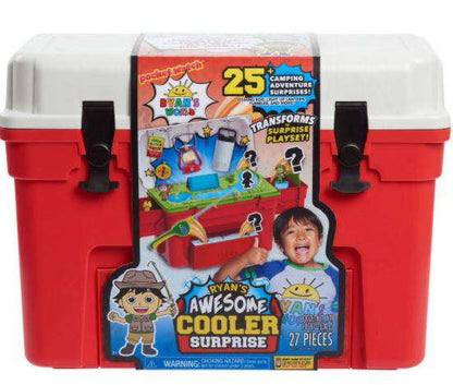 Ryan's World Awesome Cooler Surprise Mystery Set (25+ Camping Adventure Surprises!)
