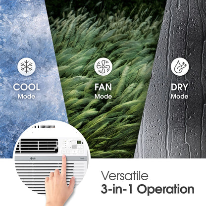 LG 18,000 BTU 1,000 Sq ft 230V Window Air Conditioner, LW1824RD