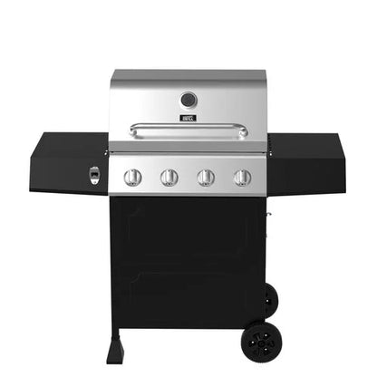 Expert Grill 4-Burner Gas Grill, Stainless Steel/Black