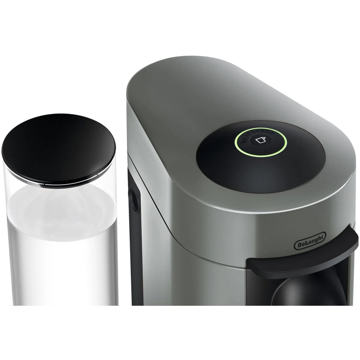 Nespresso New Vertuo Plus Coffee and Espresso Machine by De'Longhi with Aerocinno, Gray, Single-Serve Brewers