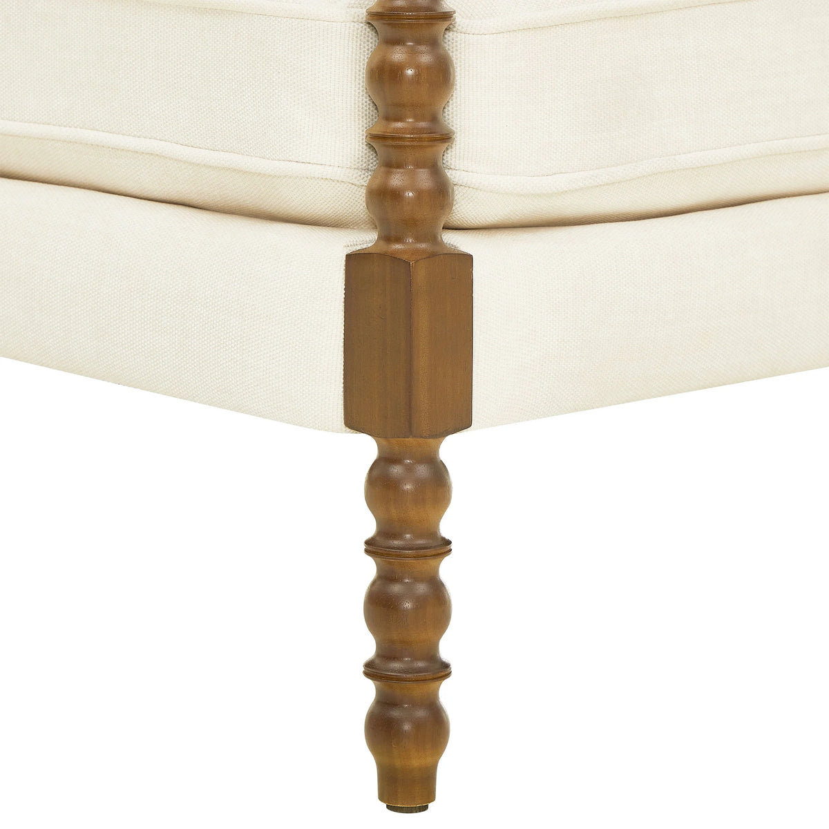 Pioneer Woman Harper Spindle Accent Chair, Jade Fabric Upholstery