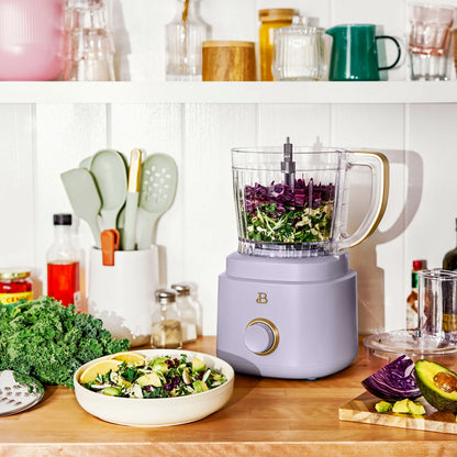 Beautiful 10-Cup Food Processor with Accessories, White Icing by Drew Barrymore